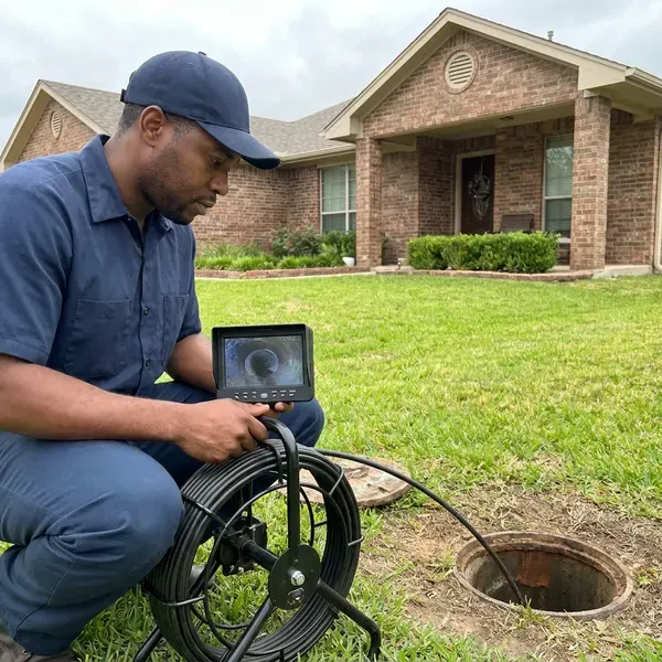 Local drains camera inspection by FHN Plumbing, Pasco, WA