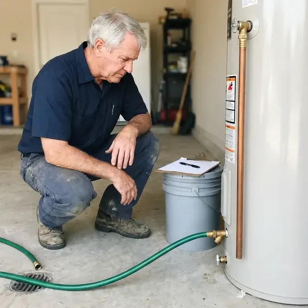 Local hot water tank maintenance by FHN Plumbing, Redmond, WA