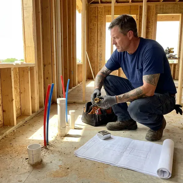 Local new construction plumbing by FHN Plumbing, Seattle, WA