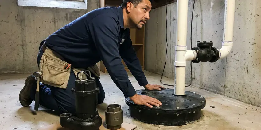 Basement Sump Pump Installation near Seattle